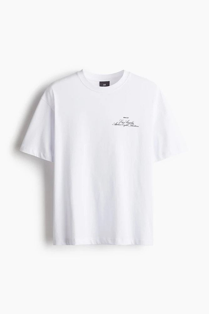 T-shirt imprimé Coupe Flottante