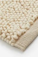 Textured-weave Wool-blend Rug