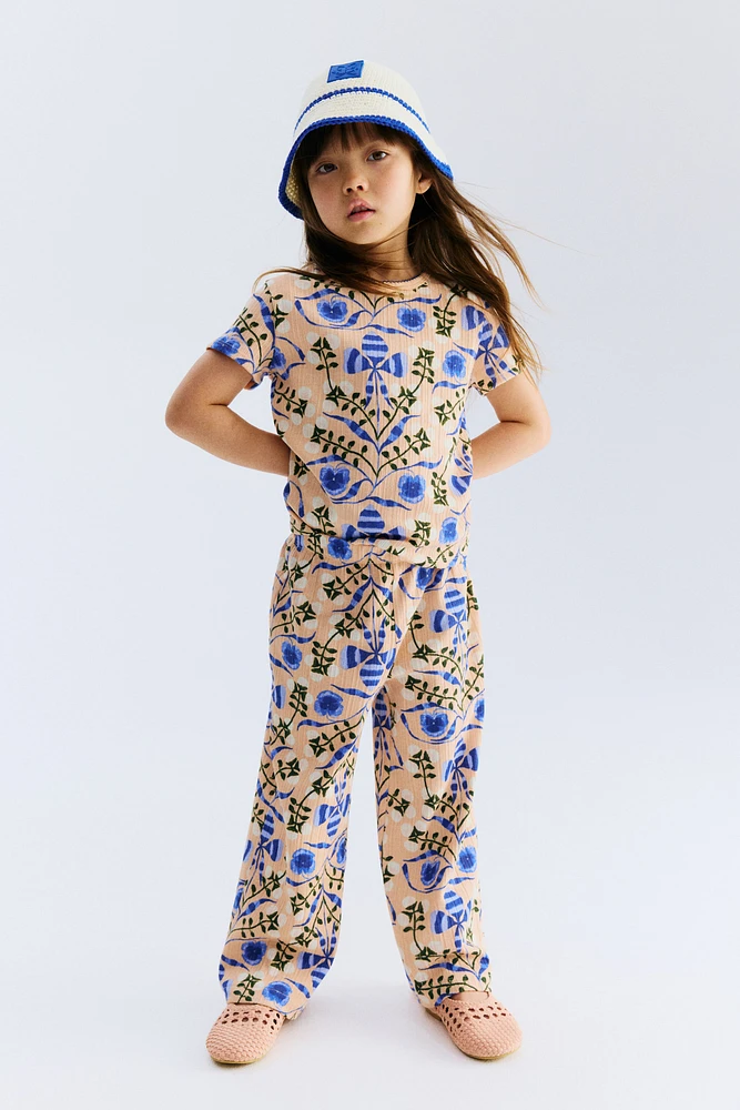 Pointelle Jersey Top