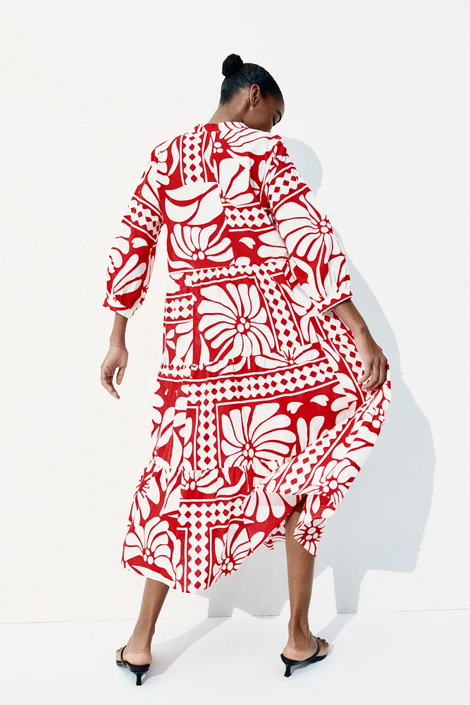 Tiered Midi Dress