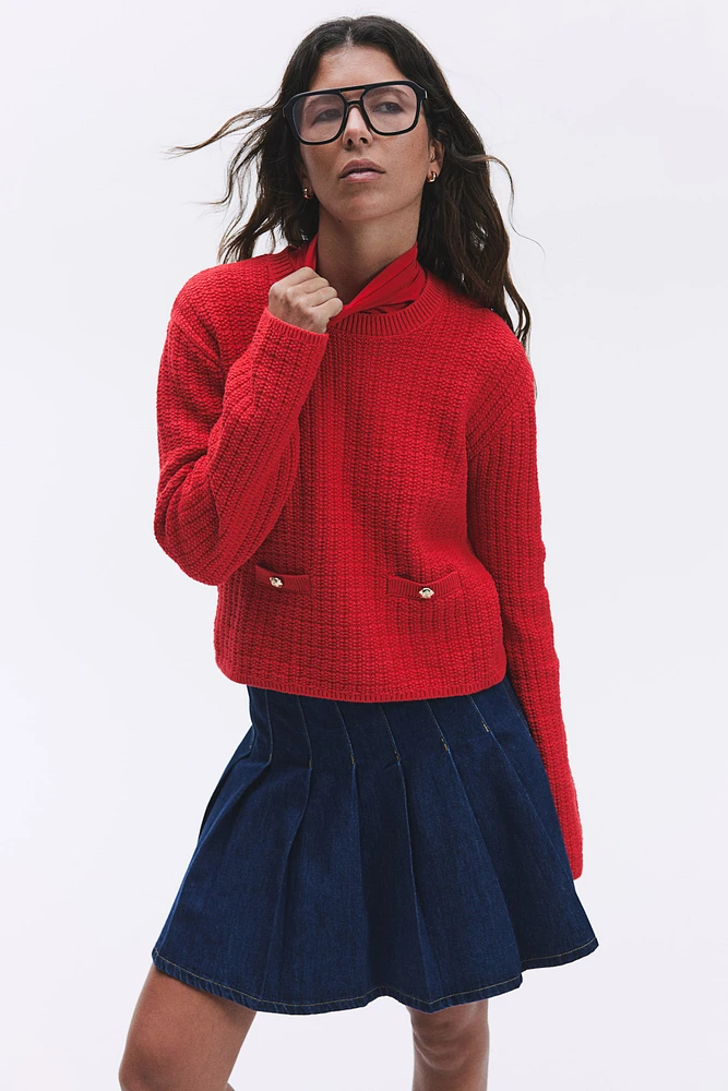 Moss-Knit Sweater