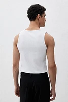 Slim Fit Ribbed Tank Top