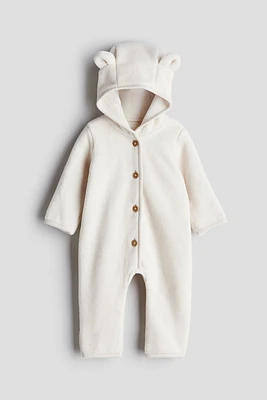 Hooded Fleece Jumpsuit