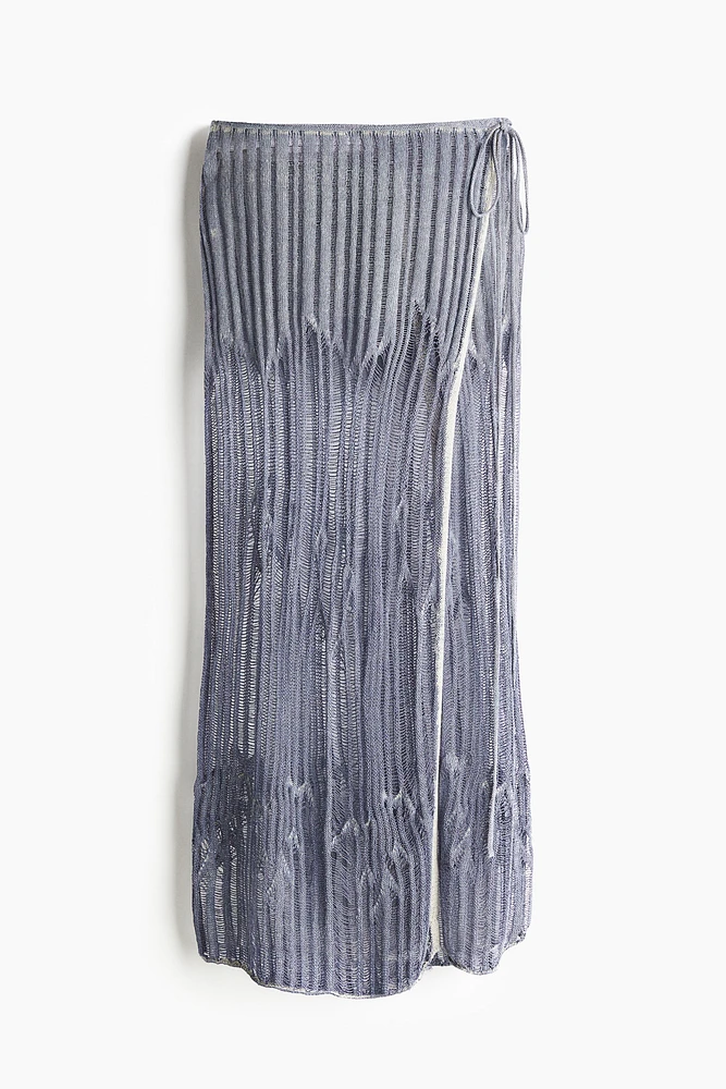 Knit Wrap Skirt