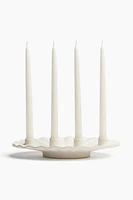 Stoneware Advent Candelabra