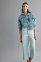 Wide High Cropped Jeans