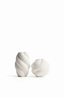 Lot de 2 mini vases en grès cérame