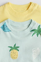 Lot de 2 T-shirts en coton
