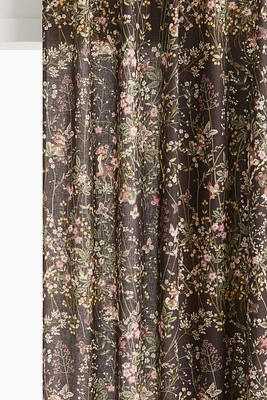 2-pack Patterned Cotton Curtain Panels