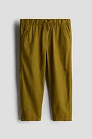 Linen-Blend Pants