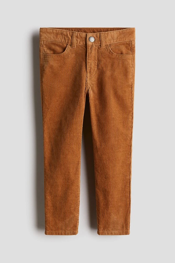 Slim Fit Corduroy Pants