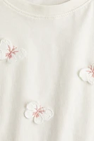 Motif-detail t-shirt