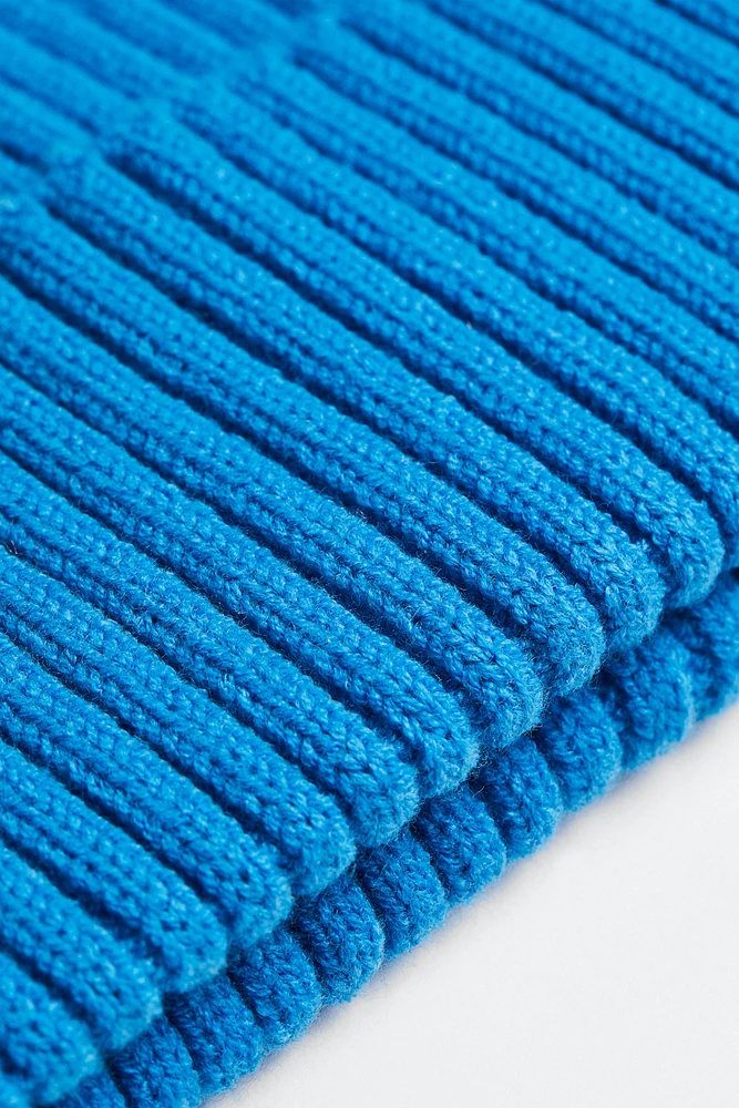 Rib-Knit Beanie