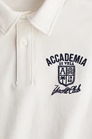 Text-Motif Polo Shirt
