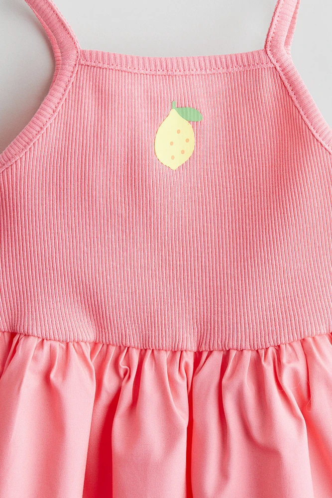 Robe avec détail imprimé