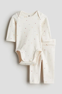 Ensemble 2 pièces en jersey de coton