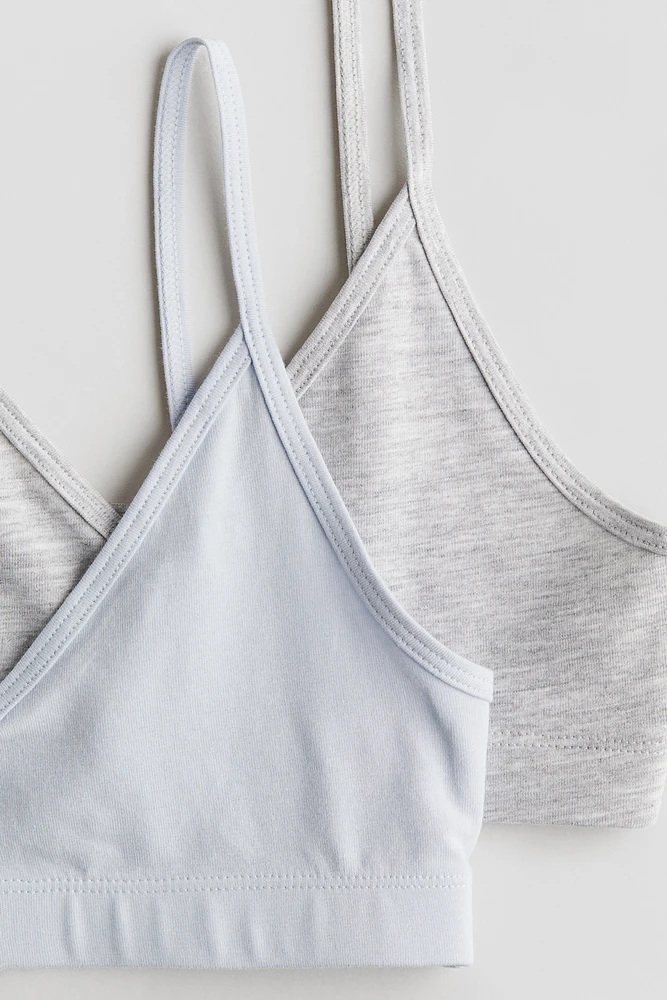Lot de 2 brassières à encolure en V