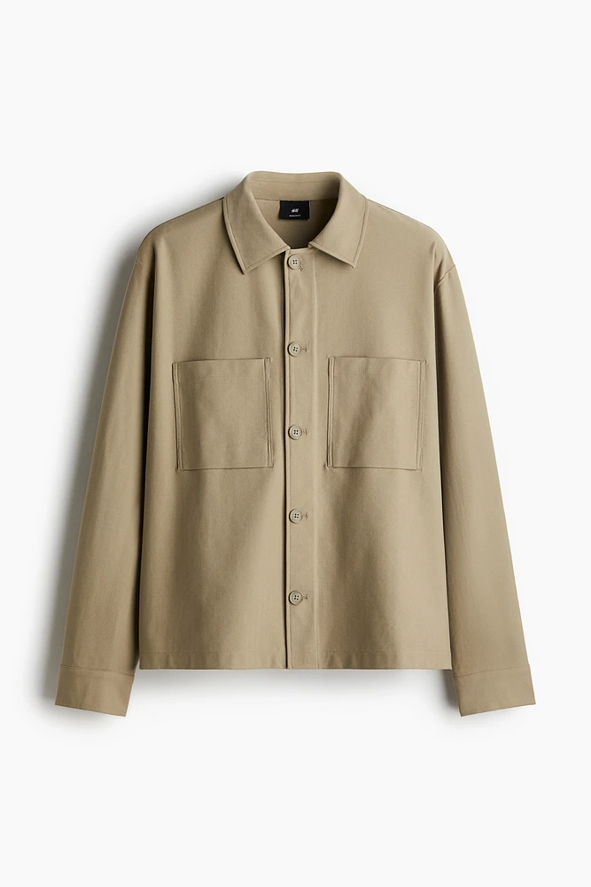 Regular Fit Twill overshirt