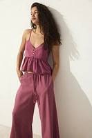 Peplum Camisole Top