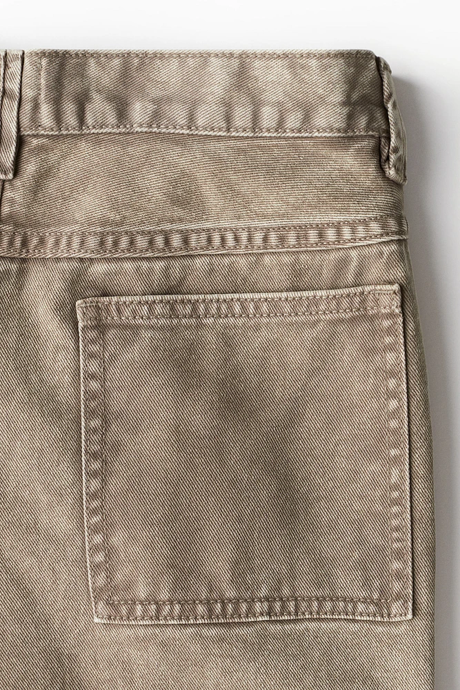 Pantalon cargo coupe ample en coton