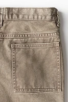 Pantalon cargo coupe ample en coton
