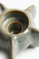 Stoneware Candlestick