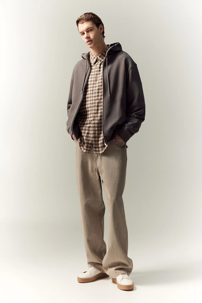 Regular Fit Hooded Jacket
