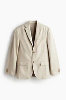 Slim Fit Linen Jacket