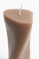 Tall Asymmetric Pillar Candle