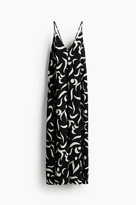 Robe maxi en jersey texturé