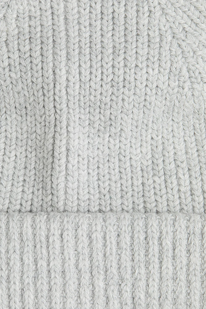 Tuque en tricot côtelé