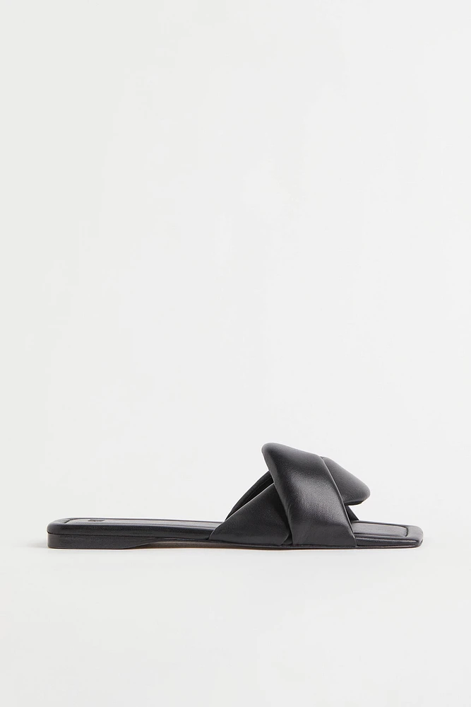 Leather Slides