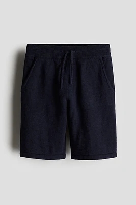Fine-Knit Cotton Shorts