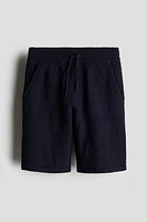 Fine-Knit Cotton Shorts