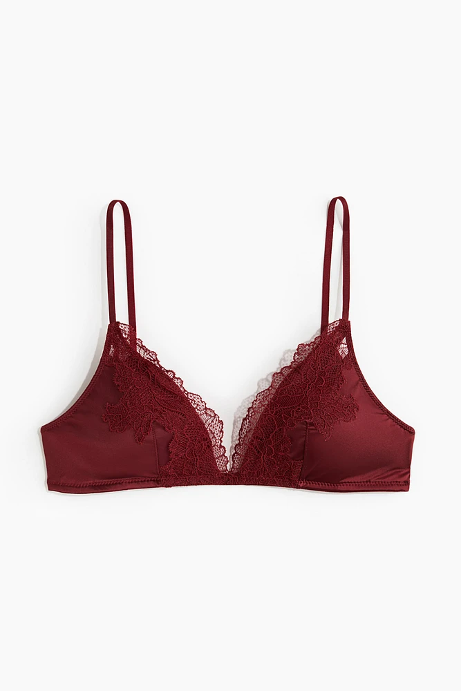 Padded Soft-Cup Microfiber Bra