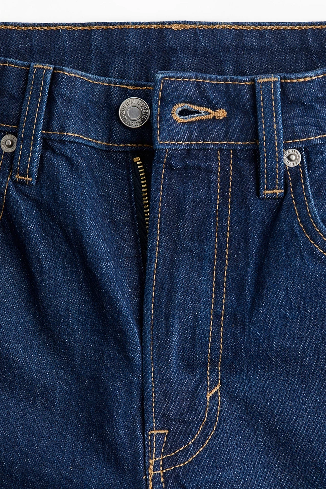 Wide High Cropped Jeans
