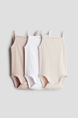 3-pack Sleeveless Bodysuits