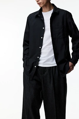 Chemise Coupe Classique en modal mélangé