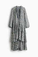 Flounced Maxi Dress