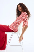 Crinkled Viscose Shirt