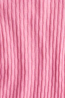 Flounce-Trimmed Cotton Top