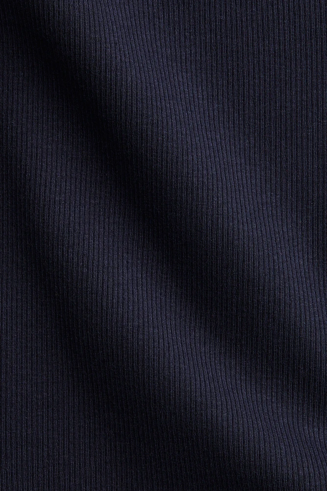 Ribbed Off-the-Shoulder Top