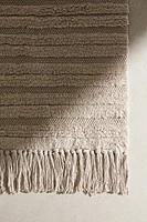 Fringed Cotton Bath Mat