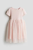 Dress with Tulle Skirt