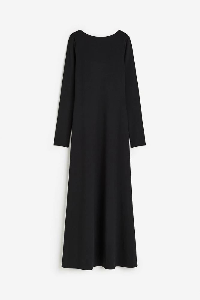 Scooped-back Maxi Dress