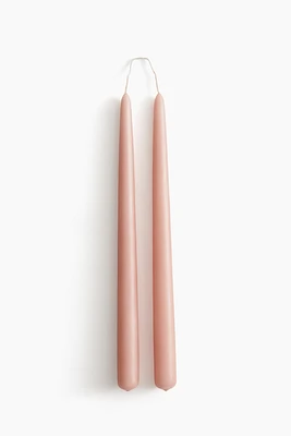 Lot de 2 bougies effilées