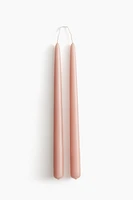 Lot de 2 bougies effilées