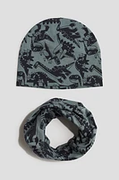 2-piece Beanie and Tube Scarf Set