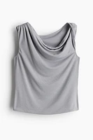 Twist-detail One-shoulder Top