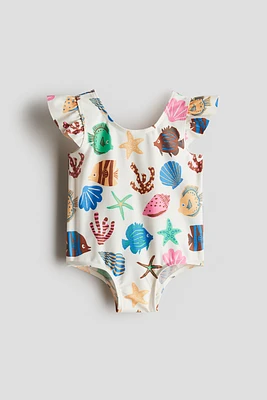 Ruffle-Trimmed Swimsuit